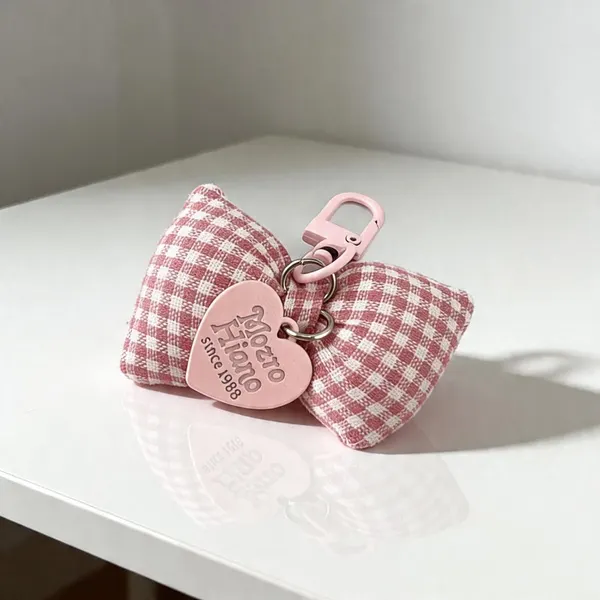 Llavero Mini de Moñito Rosa