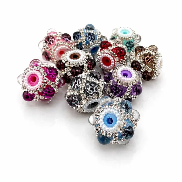 Pack 10 Cuentas Animal Print
