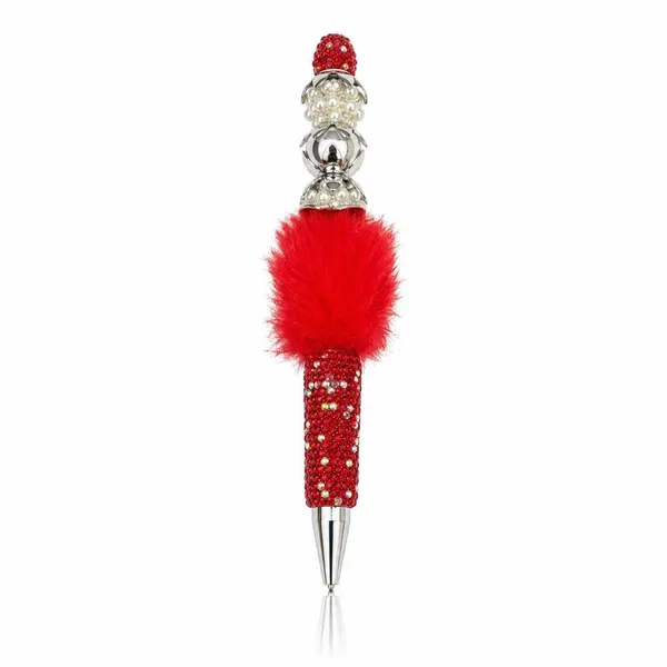 Pluma con Cristal Especial con Cuentas