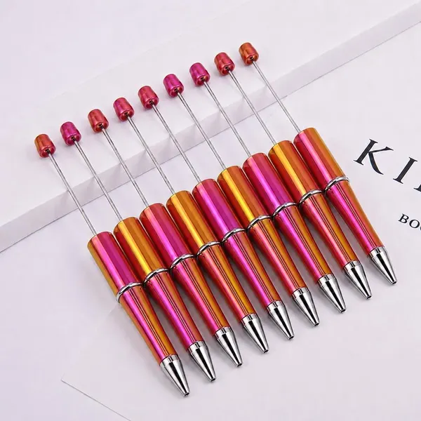 Pack de 10 Plumas Rosa Neón Tornasol